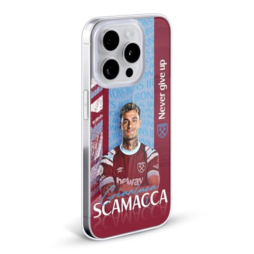 Funda flexible iPhone 15 Plus West Ham Scamacca ajuste exacto 2