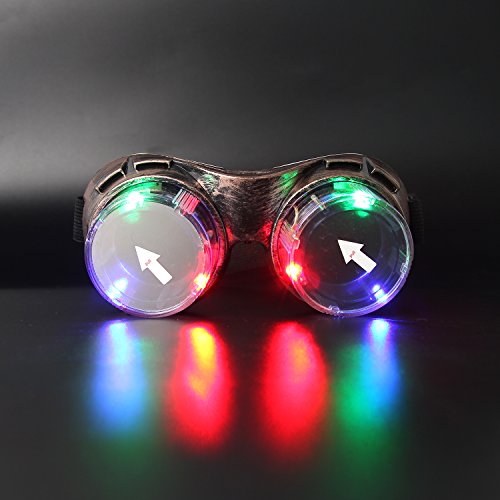 Occhiali Led, DAXIN Lampeggiante Occhiali da Vista...