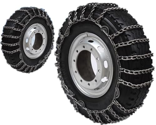 YAGOLD 2pc Snow Chains for Semi Trucks Snow Chains for Car Tires Universal Metal Tire Chains for SUV Trucks Pickup Trucks Semi Trucks Van Dually Trucks ATV Light Truck 9mm_295/70R22.5 9mm 225/75R17.5
