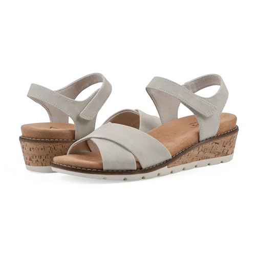 CLIFFS BY WHITE MOUNTAIN Women's Tinna Cork Wedge Sandal