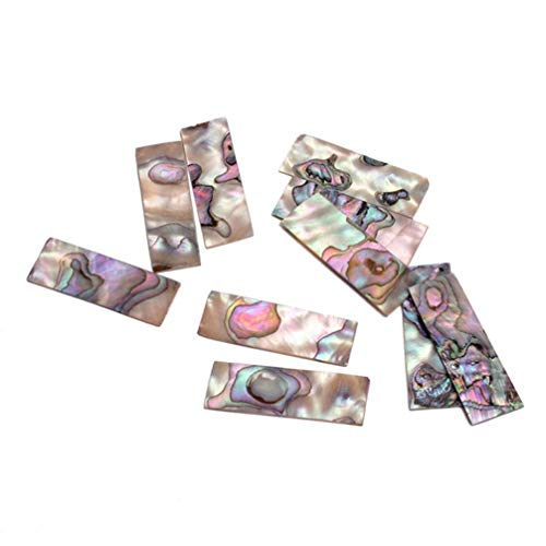 Milisten 10 Pcs Material de Embutimento de Guitarra Inlay Adesivo para Baixo de Guitarra Ukulele Ban