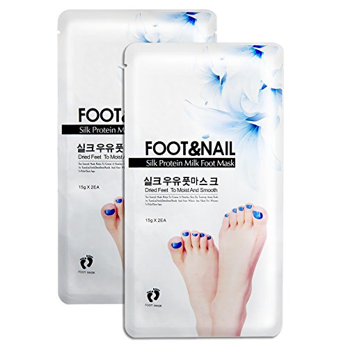 Colovis Exfoliant Foot Peel Mask, Aloe Vera Extract and Lavender Scented, Exfoliating Socks (2 Pack)