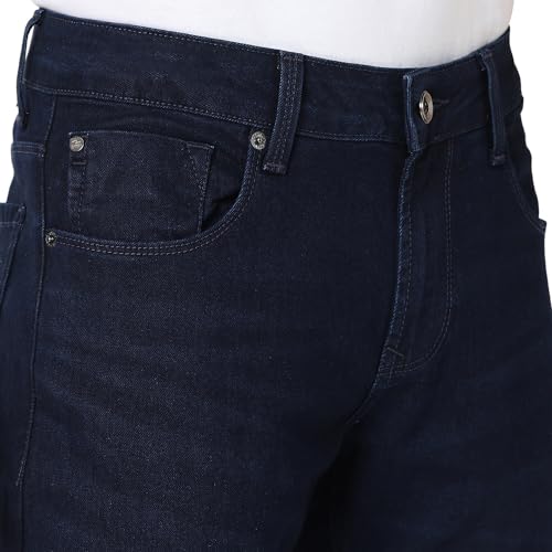 Image of Spykar Men's Slim Fit Low Rise Casual Jeans