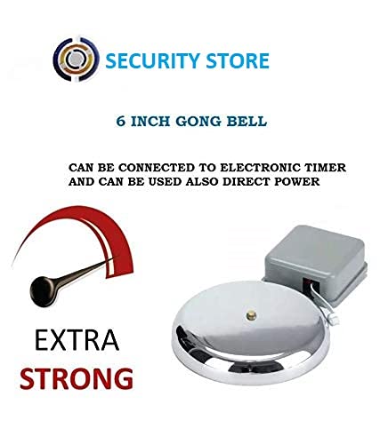 Image of Electronic 6 Inch Gong Bell For Schools, Factories & Industrial Area