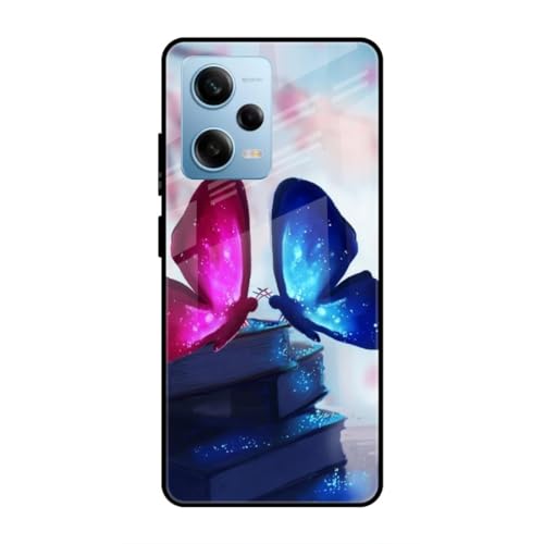 Image of SmashItUp Butterfly | Girl Design's Designer Printed TPU Metal Case Mobile Back Cover for Redmi Note 12 Pro 5G