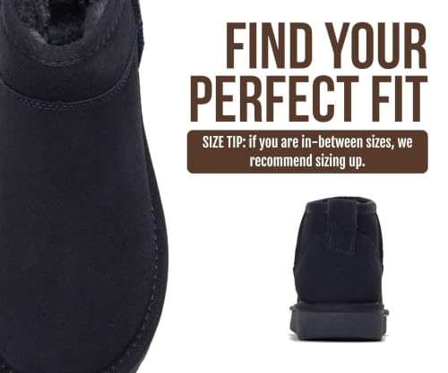 Image of Project Cloud Genuine Leather Ankle Boots for Women - Water Resistant with Memory Foam Insole Winter Boots - Trending Shoes & Comfortable Women's Ankle Boots (Hippy)