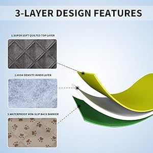 Easy-Going-100-Waterproof-Dog-Bed-Cover-Washable-Couch-Cover-Non-Slip-Sofa-Cover-Leakproof-Blanket-Furniture-Protector-Cover-Reusable-Incontinence-Bed-Underpads-for-Pets-Kids-Dog-Cat68x82-inGray - Cucciolini Doodles   Easy-Going-100-Waterproof-Dog-Bed-Cover-Washable-Couch-Cover-Non-Slip-Sofa-Cover-Leakproof-Blanket-Furniture-Protector-Cover-Reusable-Incontinence-Bed-Underpads-for-Pets-Kids-Dog-Cat68x82-inGray