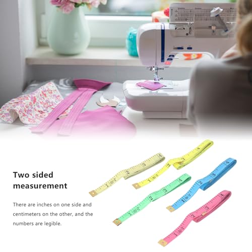 Set de 60 cintas métricas flexibles para costura y confección miniatura 2