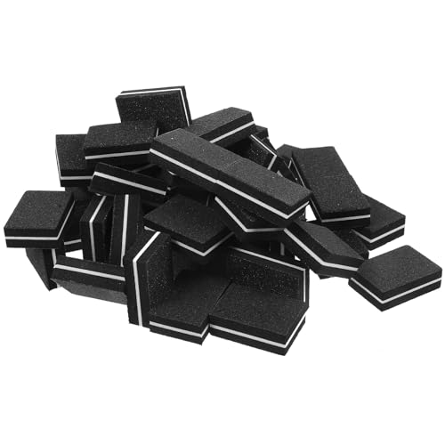 ELAYARD 50 pezzi Unghie Mini Doppia Faccia Blocchi Leviganti per Manicure e Pedicure Spugna Resistente per Lucidatura Unghie Professionale