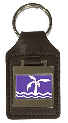 Porte-clés en cuir gravé Rio de Janeiro, idée cadeau originale