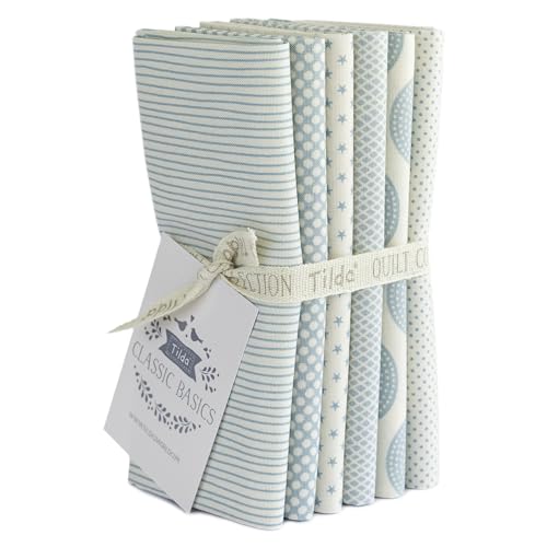 Basic Classics Fat Quarter Bundle by Lt. Blue/Aqua Tilda