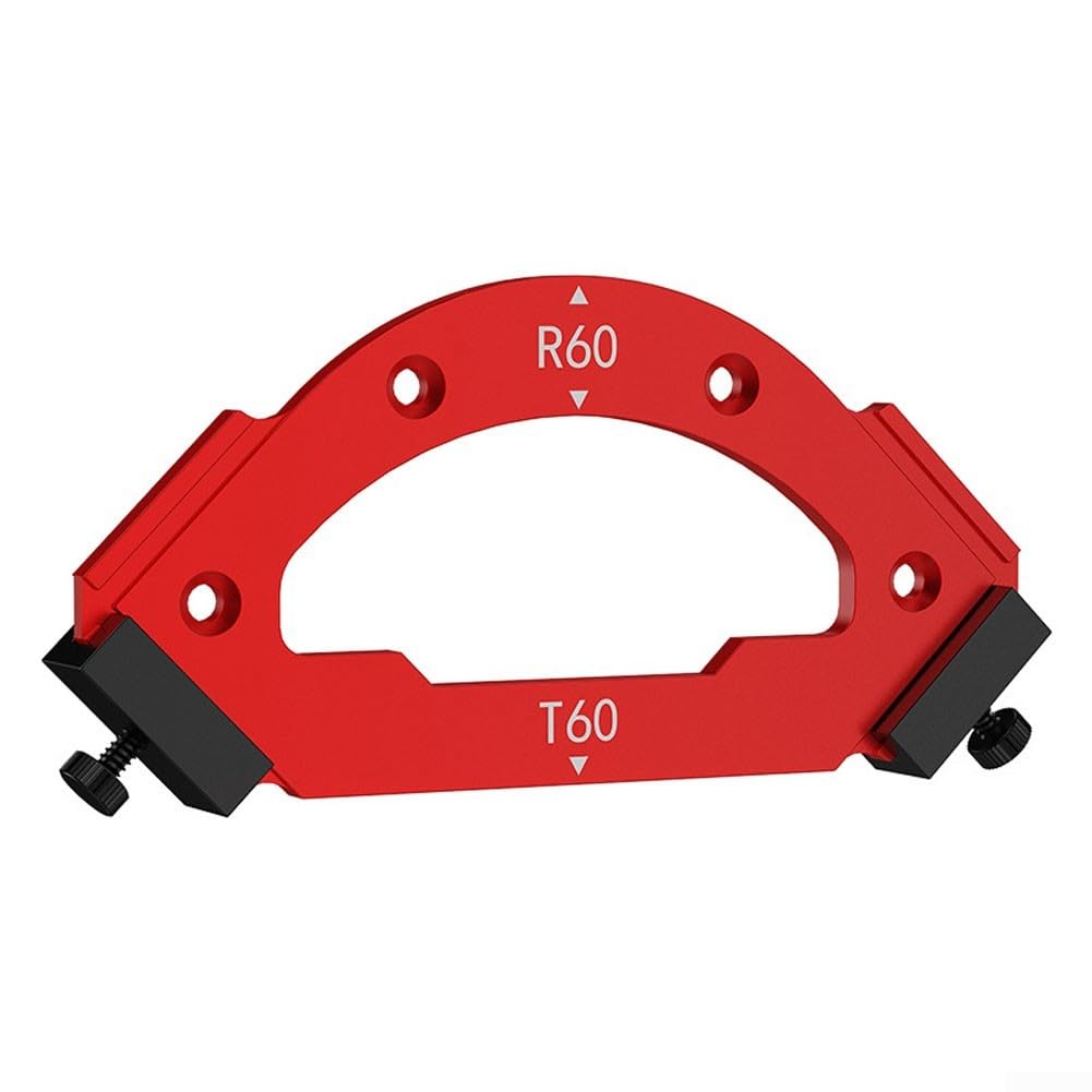 Set di 7 sagome per angoli da tavolo, in lega di alluminio, R10, R20, R30, R35, R40, R50, R60, per falegnami che creano angoli interni esterni arrotondati