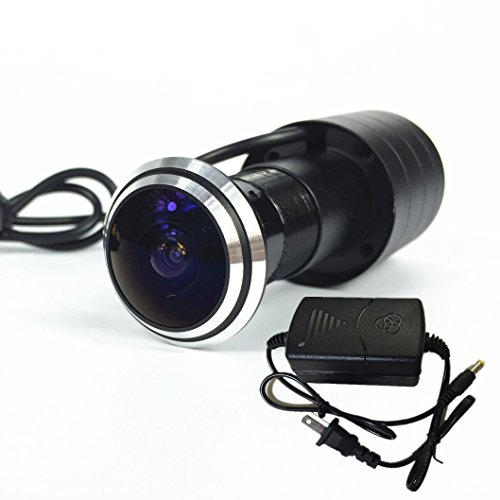 800TVL CCD Mini Door Eye Camera 170 Degree Wide Angle Fish Eye Lens Indoor CCTV Camera-NTSC