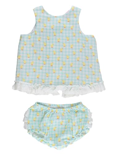 RuffleButts Baby/Toddler Girls Swing Top & Bloomer Coordinated Set