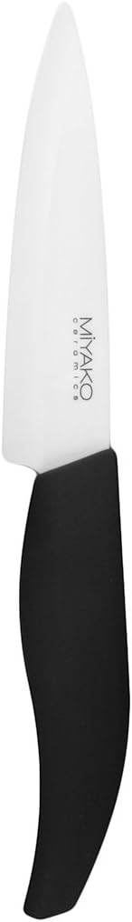 Miyako 4" Ceramic Paring Knife, Glossy White