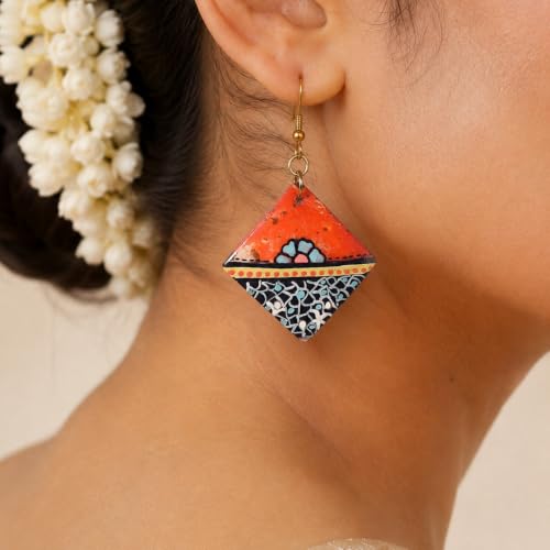 Image of Boho Chic Earrings Collection - Colorful Tassel, Chandeliers, Hoops & Huggies for Women