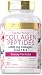 Collagen Peptides 6000 mg | 120 Caplets | Type 1 and 3 with Vitamin C | Grass Fed, Non-GMO, Gluten Free Pill Supplement | by Carlyle