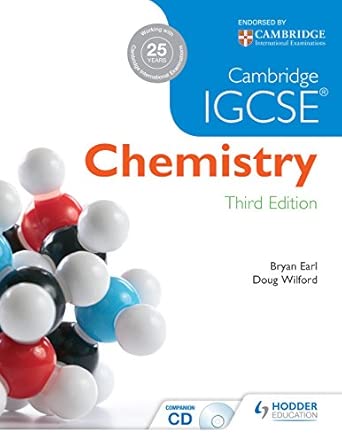 Cambridge IGCSE Chemistry 3rd Edition plus CD 3rd Edition book cover