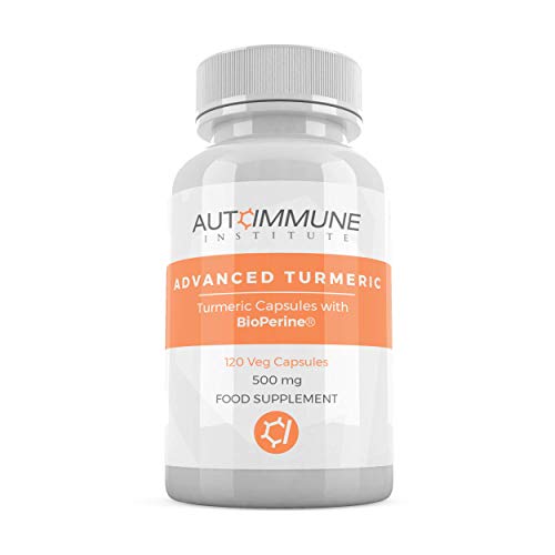 Advanced Turmeric. High Strength Turmeric Capsules Supplement with Black Pepper Extract (Bioperine) for 20 Times Improved Absorption. Made in UK. High Levels Curcumin. 120 Veg Capsules.