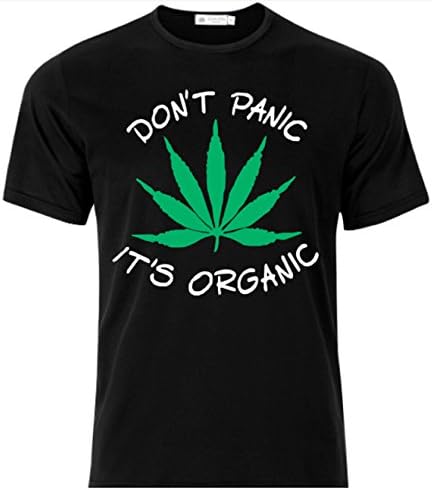 Don't Panic It's Organic T Shirt MMA Shop Color Black Size 3XL