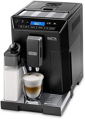 DeLonghi Perfetto ECAM44.660.B Eletta Cappuccino Macchina da Caffè Automatica, 1450 W, 2 Cups, Acciaio Inossidabile, Nero + Decalcificante + Bicchieri DeLonghi Perfetto ECAM44.660.B Eletta Cappuccino Macchina da Caffè Automatica, 1450 W, 2 Cups, Acciaio Inossidabile, Nero + Decalcificante + Bicchieri