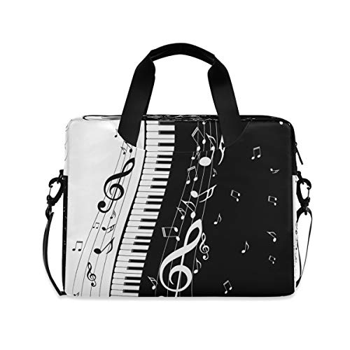 HMZXZ Funda para ordenador portátil con teclas de piano, notas mu...