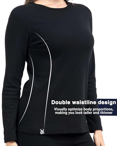 Thermal Underwear for Women Long Johns with Fleece Lined, Base Layer Women for Cold Weather2