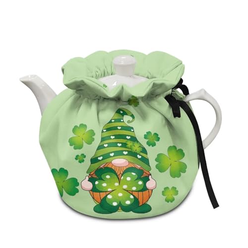 ZUXONGSY St. Patrick's Day Tea Cozy for Teapot Insulated Tea Pot Warmer Lucky Tea Cosy for Teapot Tea Kettle Quilt for Home Kitchen Table Hotel Tea Party Restaurant