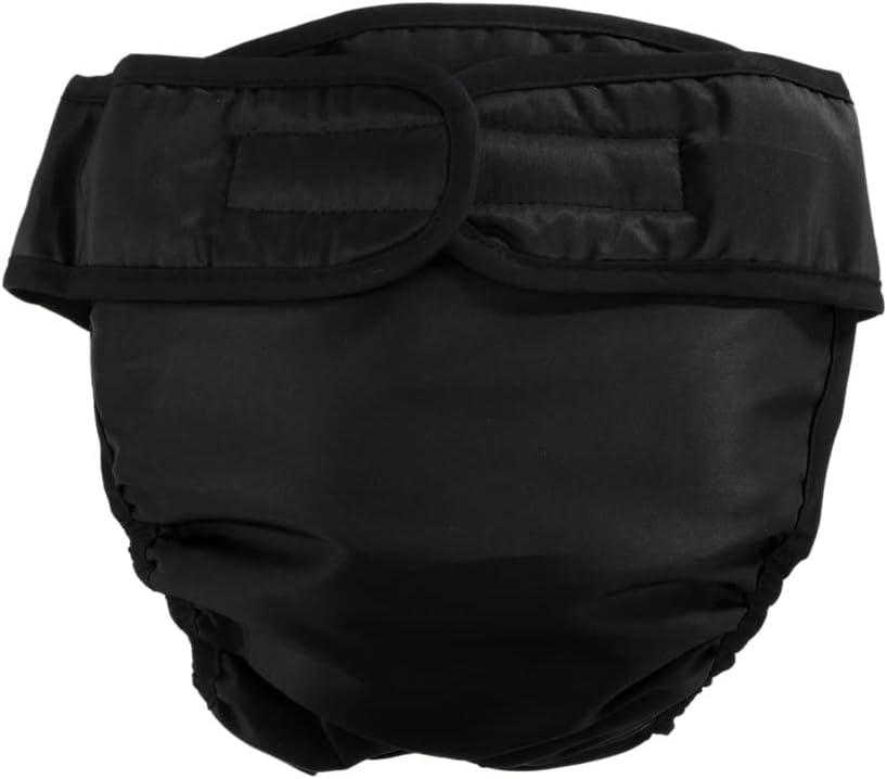 Pet Diapers Physiological Pants Sanitary Washable Female Pet Panties Shorts Pet Pants (Color : Blue Size: M Code) (Black L Code)