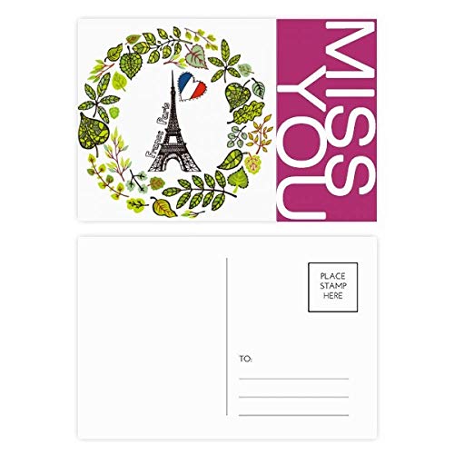 Cartes postales Tour Eiffel Paris pour vos remerciements