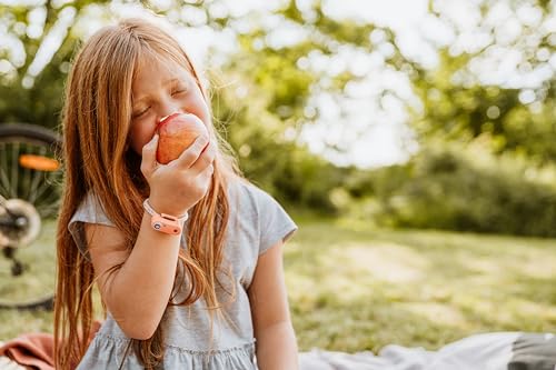 Tickless Kid Pro Wiederaufladbarer Ultraschall Zeckenschutz für Kinder – Pfirsich