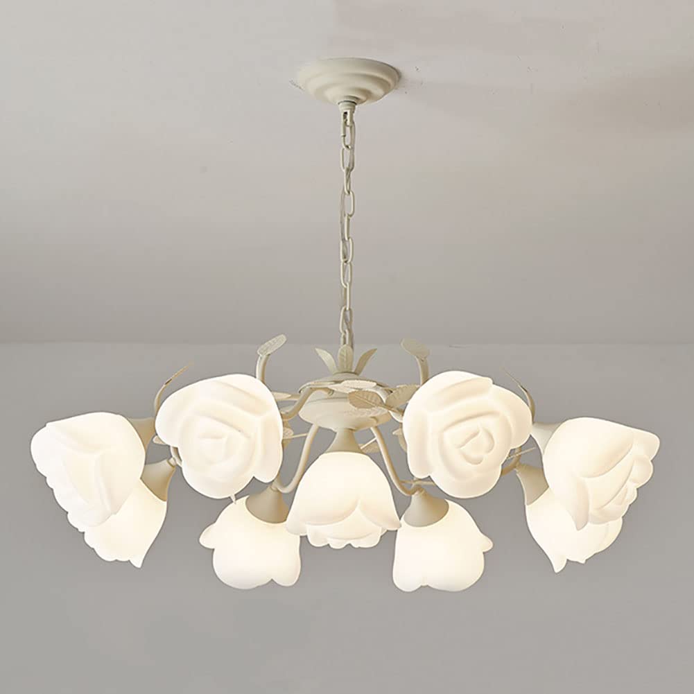Suspension Blanche et Rose Style Scandinave pour Éclairer un Îlot de Cuisine