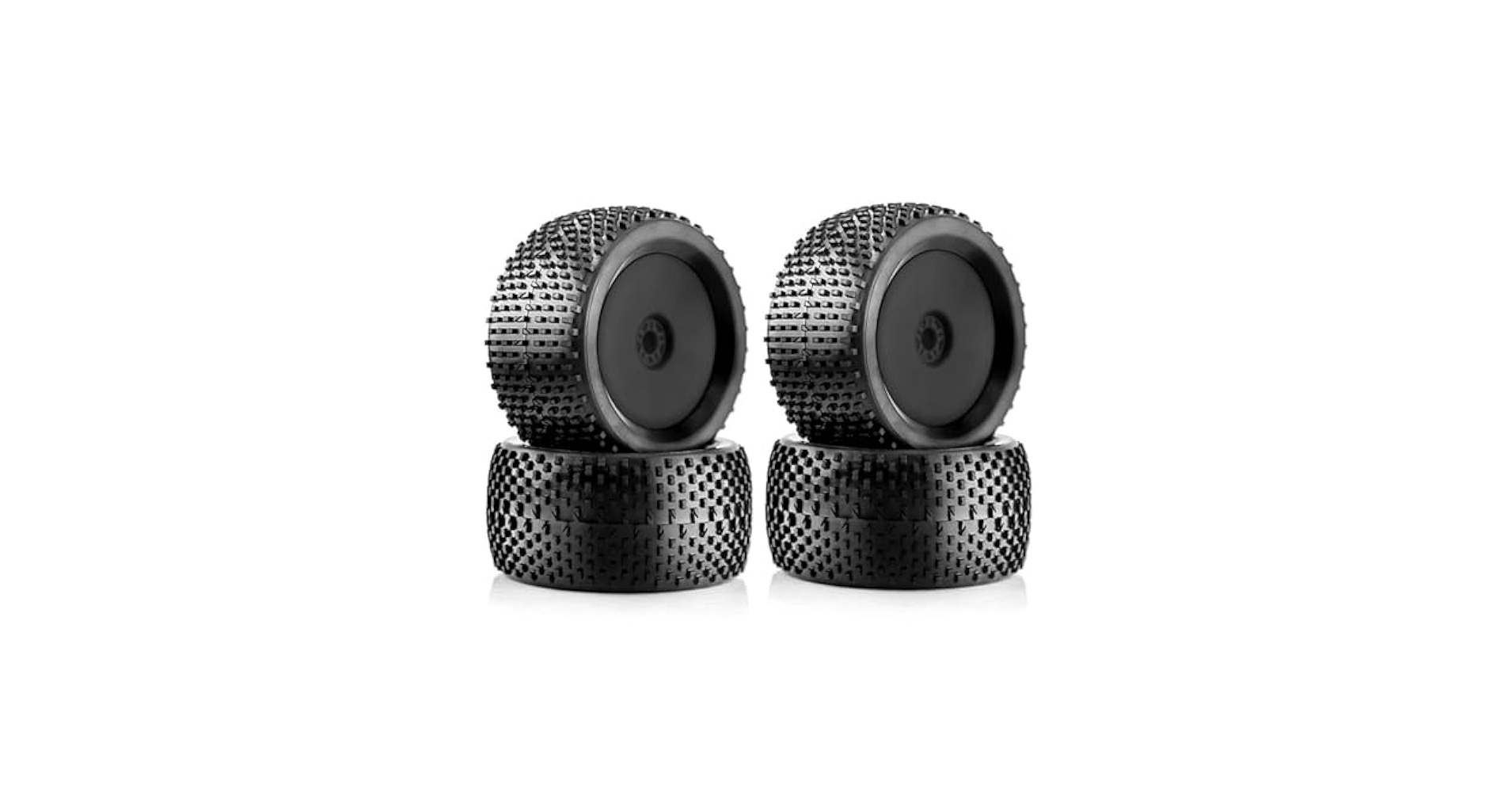 Amazon | 4個の140mm 1/8 RCレーシングカーオフロードバギー