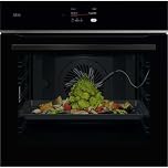 AEG 7000 MealAssist TE7PB731AB Built In Electric Single Oven with Pyrolytic Cleaning - Black - A++ Rated