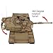 HengLong Modified Edition 1/16 2.4ghz Remote Control US M1A2 Abrams Tank Model(360-Degree Rotating Turret)(Steel Gear Gearbox)(3800mah Battery)(Metal Tracks &Sprocket Wheel & Idle Wheel)