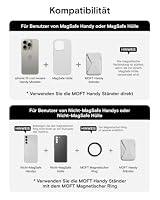 MOFT Magnetischer Handy Wallet Ständer, Veganem Leder Kartenhalter Stand Kompatibel mit Magsafe iPhone 18/17/16/15/14/13/12 Serie, 3 Betrachtungswinkel – Ansicht 7