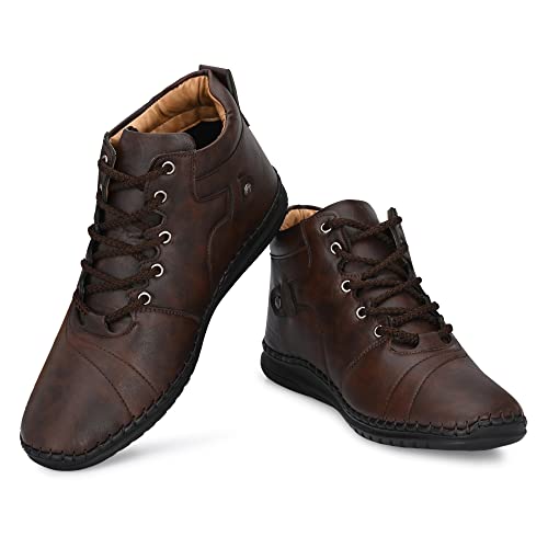 Rising Wolf Synthetic Leather Casual Boots