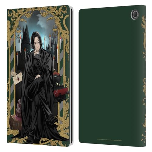 Étui portefeuille cuir Amazon Fire Max 11 2023 Harry Potter Severus Snape anime