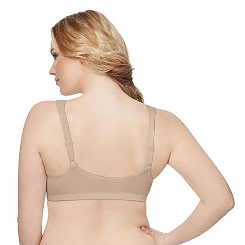 JUST MY SIZE womens Front Close Soft Cup Plus Size Bra Mj11073