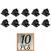DECOREX HARDWARE Screw Down Swivel Baluster Shoe with Screws – Adjustable Structural Mount for 1/2" Square Iron Balusters – Stair & Deck Railing Installation – 10 Pack – DH-61