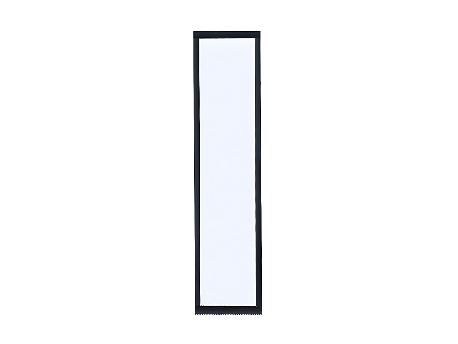 Vente-unique - Vetrata Atelier 30 x 105 cm in Alluminio termolaccato Nero - Bayview