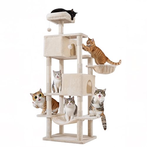 Torre para Gatos de Interior 66 Pulgadas con Rascador miniatura 1