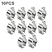 10PCS Tools Spring Clips 6/10/12/16/19/25/28mm Stainless Steel Narrow Base Tool Clip(28mm)
