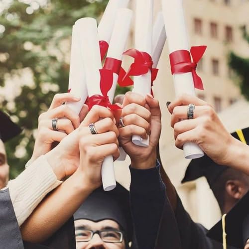 callie Custom Class Ring for Men - Personalized High School College Graduation Ring 2025 2026 with Birthstone, 925 Sterling Sliver, Jewelry Gifts for Son Daughter (With Gift Box)4