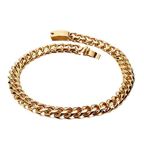 Chaîne cubaine pour homme collier acier inoxydable pour le sport et le quotidien