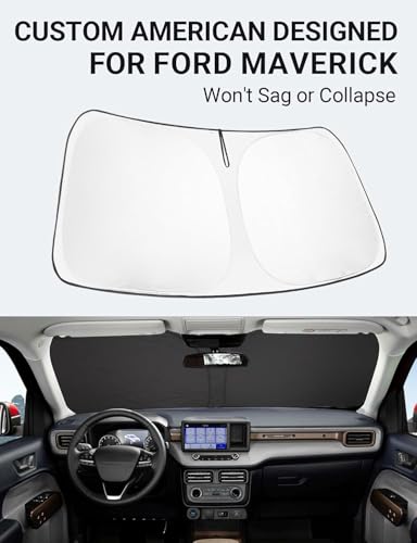 Image of Proadsy Custom Fit Car Windshield Sun Shade for 2022-2026 Ford Maverick