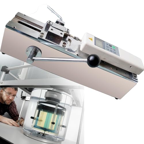 XHSMYXGS Probador Digital de Fuerza de Tracción de Alta Precisión F-500 con Banco de Pruebas de Empuje y Tracción - Medidor de Fuerza Portátil para Medición de Resistencia a la Tracción