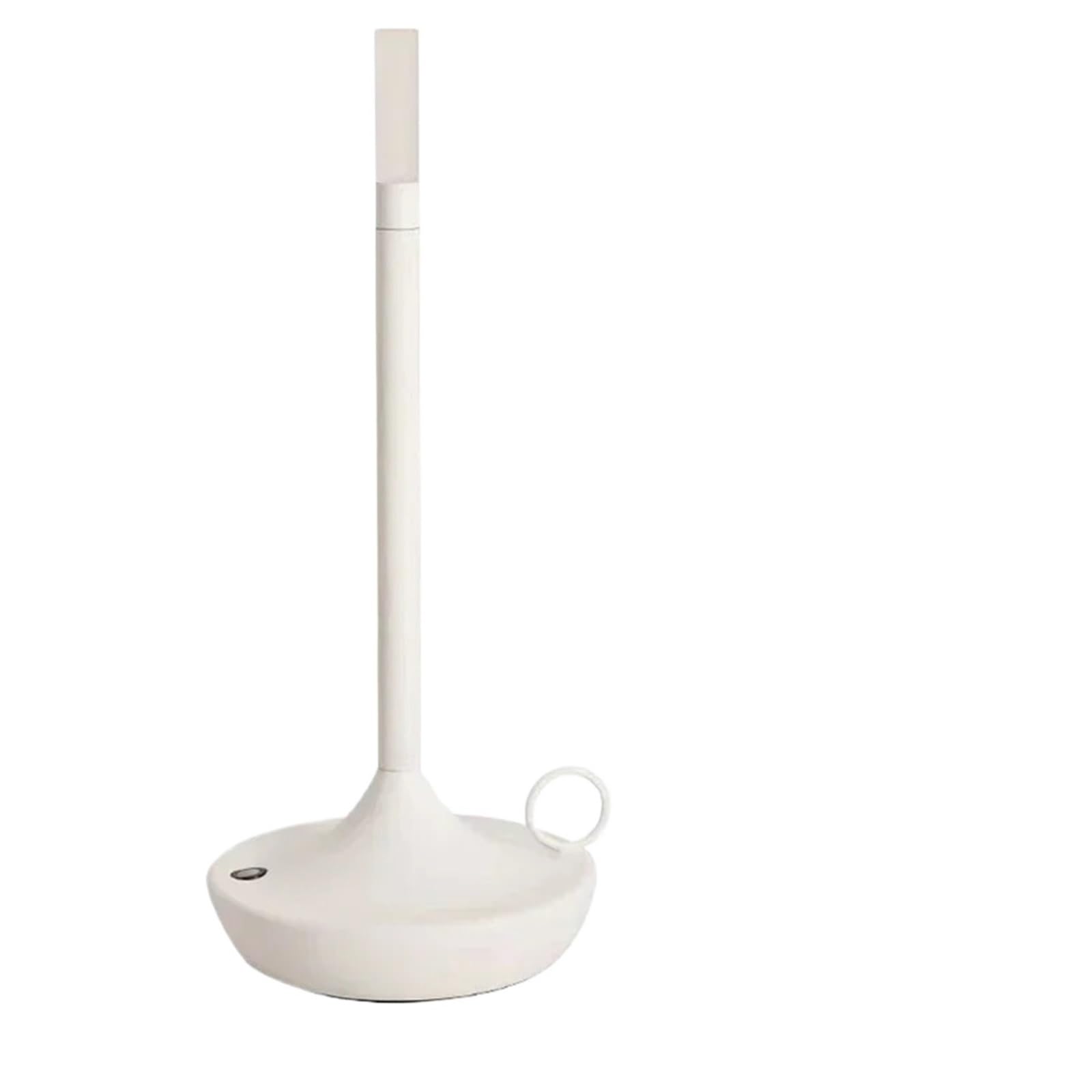 Table Lamp for Bedroom Rechargeable Wireless Touch Lamp Camping Candle Creative Lamp Rechargeable USB-C Deskbar Table(White,1Pcs)