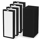 CFKREYA True HEPA Filter Compatible with VEVA 8000 Elite Pro Series Air Purifer,4 HEPA Filters & 8...