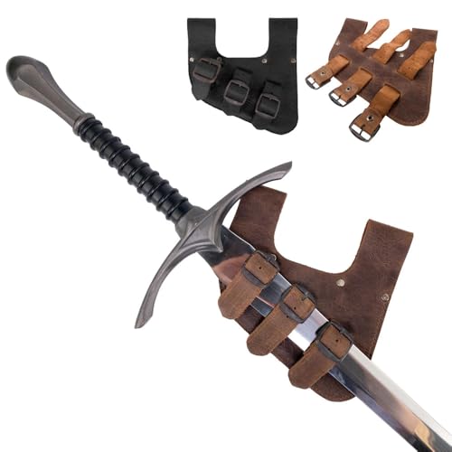 Etui pour épée médiévale avec grenouille de protection pour cosplay viking
